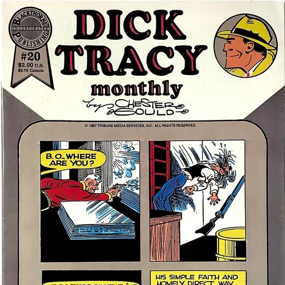Dick Tracy Monthly #20, 1950 Reprints, Sept. 1987, Blackthorne Comics, NM 9.4 - Picture 1 of 5